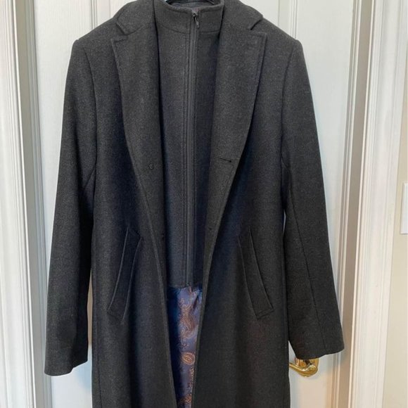 BÄUMLER NEW MEN’S NVR WORN GERMAN DESIGNER WOOL/CASHMERE FALL/WINTER COAT - Picture 2 of 10